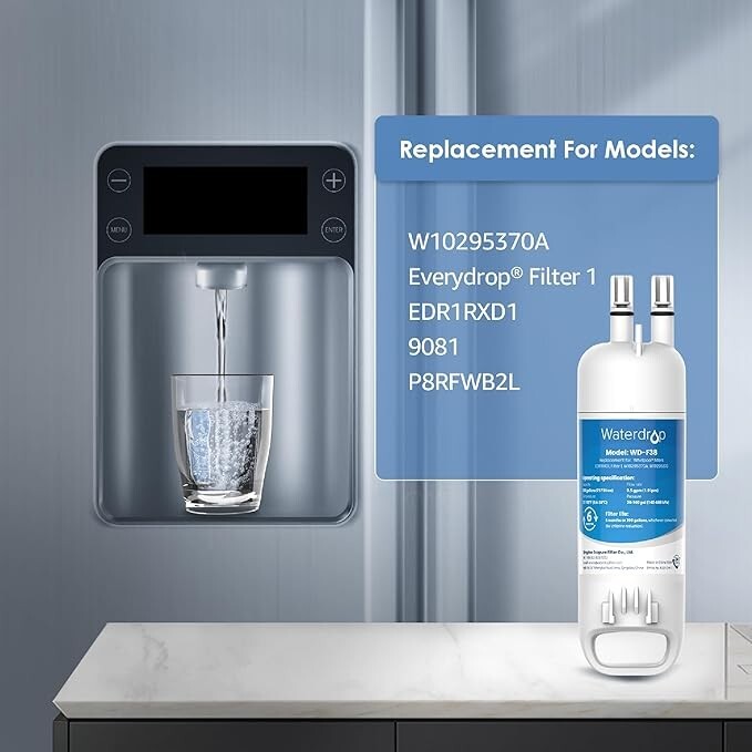 Waterdrop Refrigerator Filter, Replacement for Kenmore®46-9081, 46-9930, 6 Pack gallery