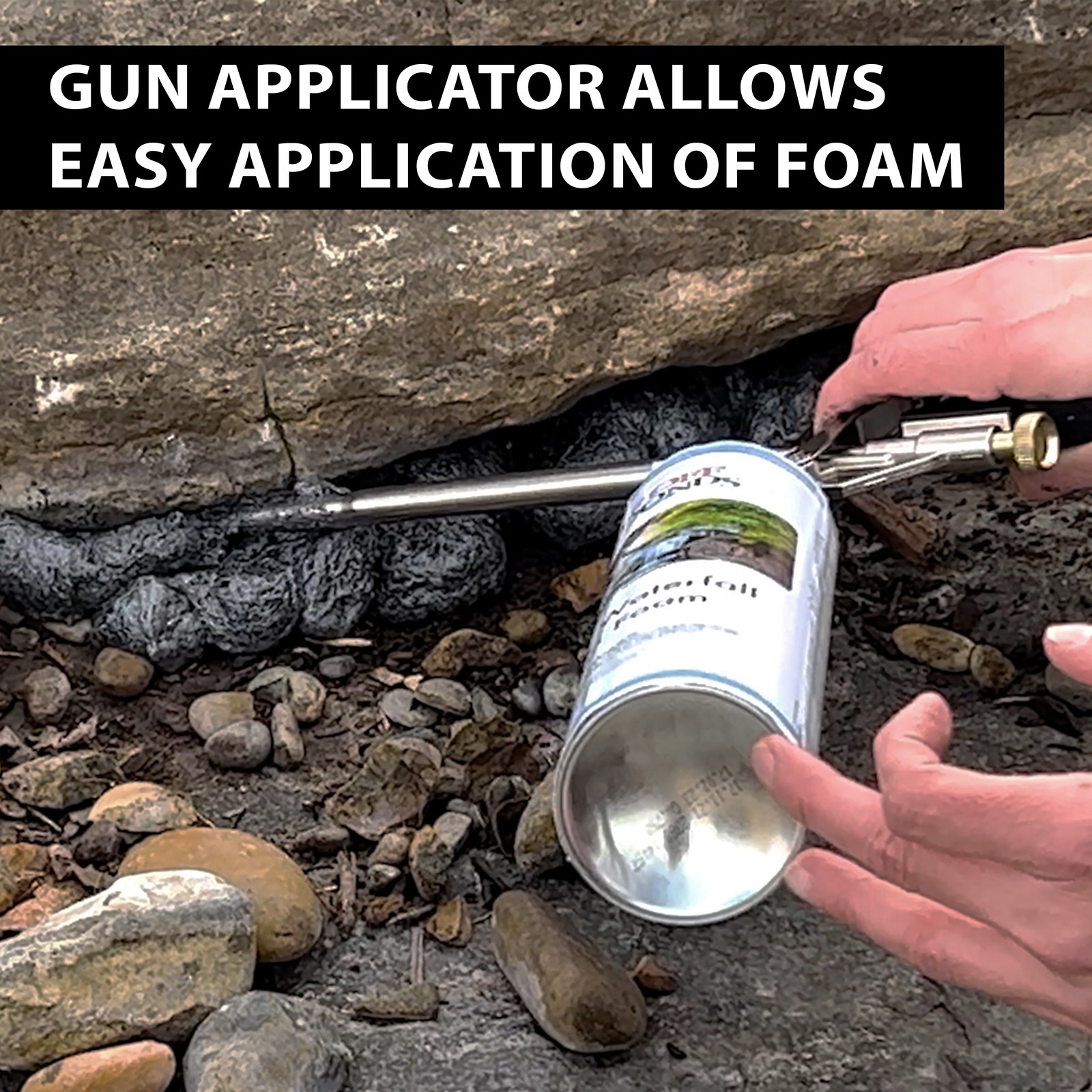 Pro Waterfall Foam Bundle Steel Foam Gun (6) 24oz Foam and (2) 20oz Cleaner gallery
