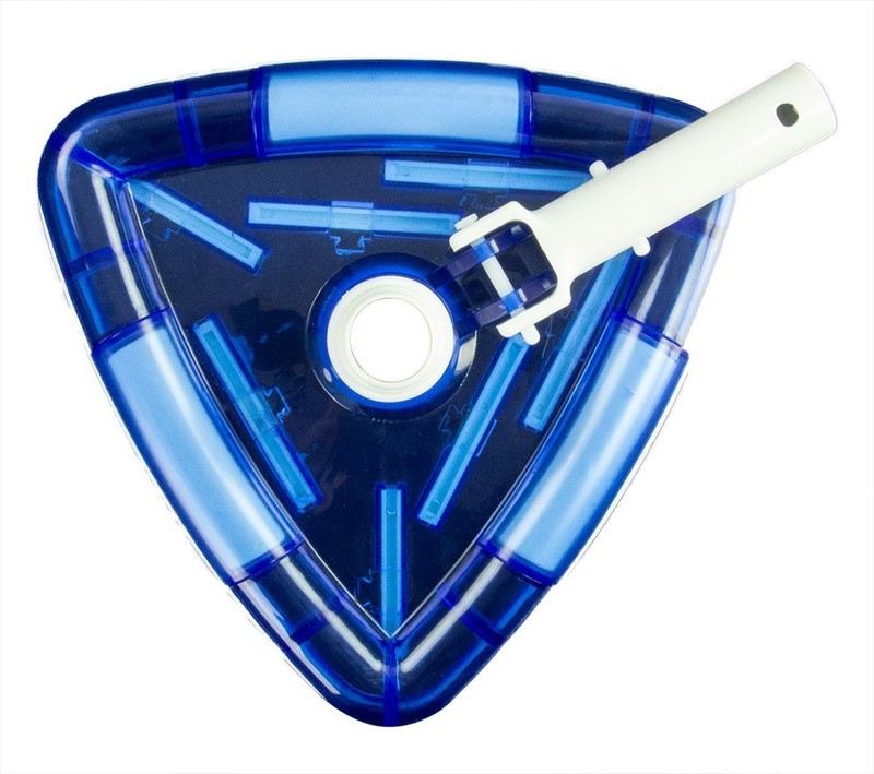 Aqua Select See-Thru Triangular Swimming Pool Vacuum Head w/ Brushes gallery