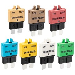7PCS Manual Reset , 5A-30A E39 Low Profile ATO/ATC1390