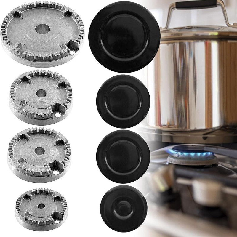 Universal Burner Crown Flame Cap Oven Cooker Hob Gas for Flame Burner Cap Crown gallery
