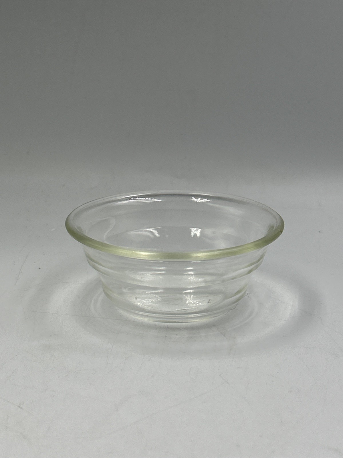 Vtg Glasbake USA #58 Beehive Ribbed Clear 6oz Betty Jane Cup Ramekin gallery
