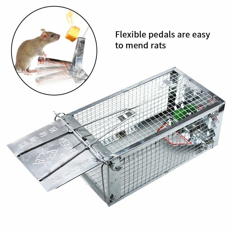 1/2pc Live Humane Cage Trap for Squirrel Chipmunk Rat Mice Rodent Animal Catcher gallery