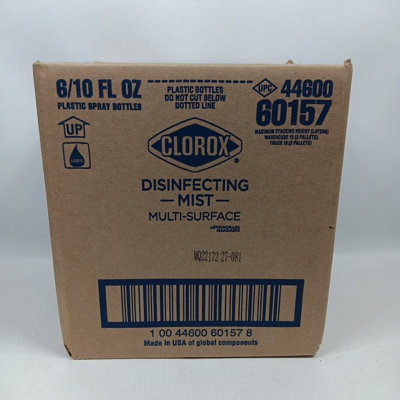 Clorox Disinfecting Sanitizing MultiSurface Mist Spray 10oz Lemongrass 6 Pack gallery
