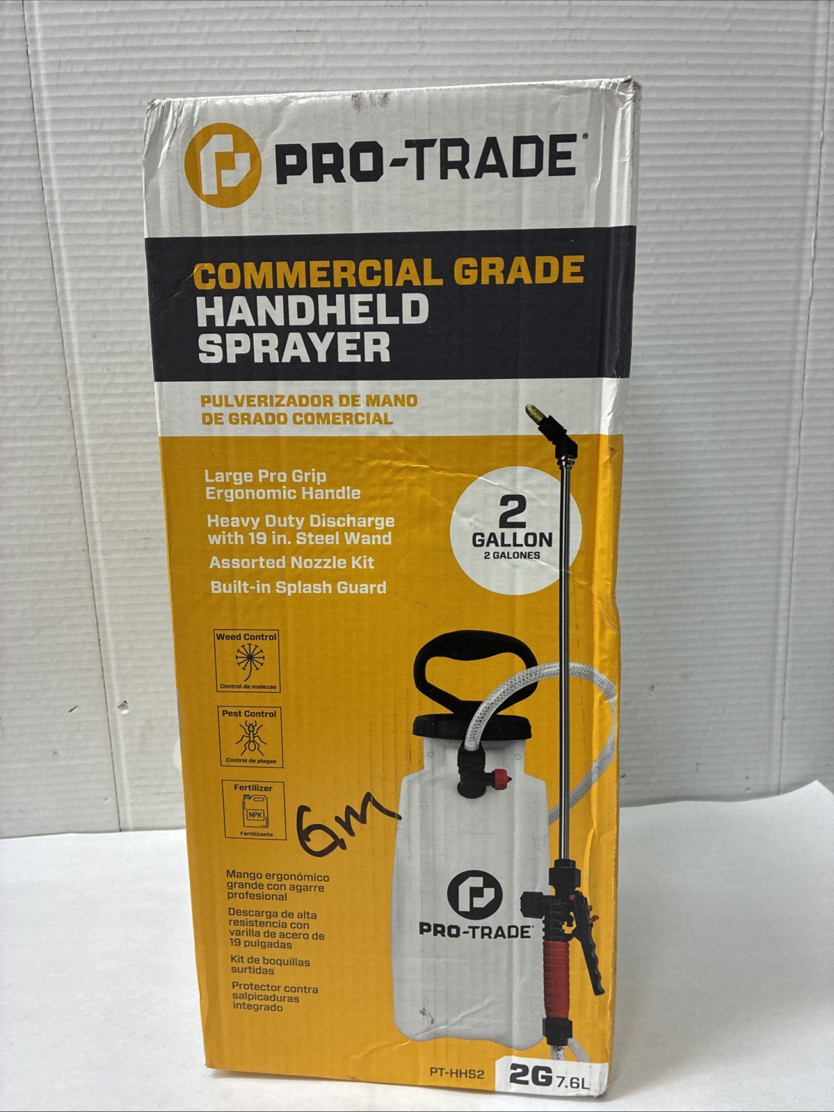 PRO-TRADE COMMERCIAL GRADE HANDHELD SPRAYER 2gal gallery