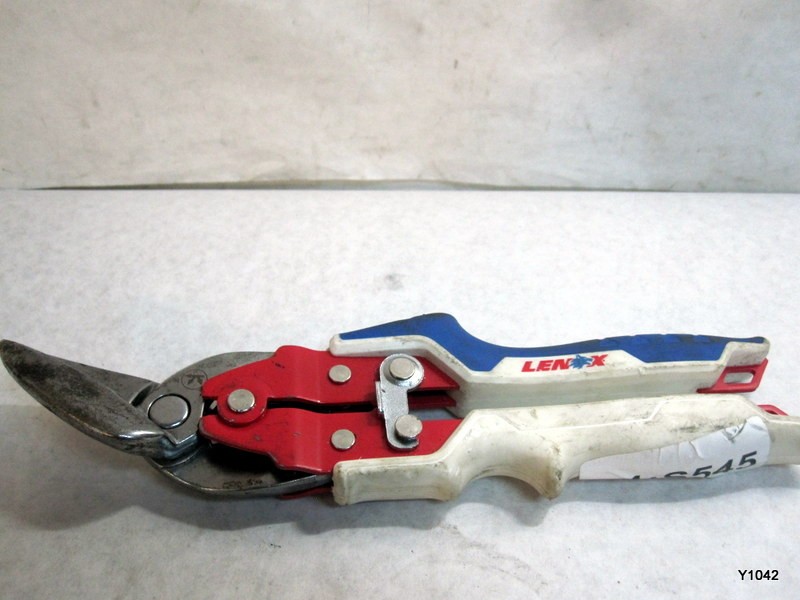 Lenox Offset Snip: Left, 9 1/2 In. Overall Length, Steel, LXHT14346 gallery