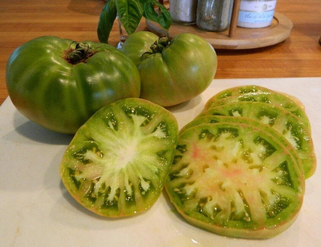 30 AUNT RUBY'S GERMAN GREEN TOMATO SEEDS ~ heirloomseedguy ~ 2026 ~ NON-GMO gallery