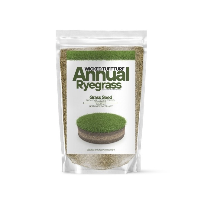 Old Cobblers Farm™ Wicked Tuff Turf Annual Ryegrass- Fast Germination Lawn Grass gallery