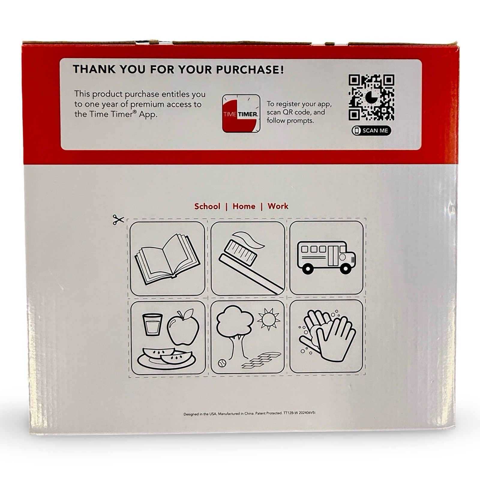 New Time Timer 12 Inch Large Visual Countdown Timer Open Box No Cards Tested gallery