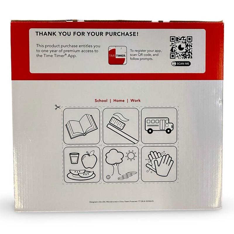 New Time Timer 12 Inch Large Visual Countdown Timer Open Box No Cards Tested gallery