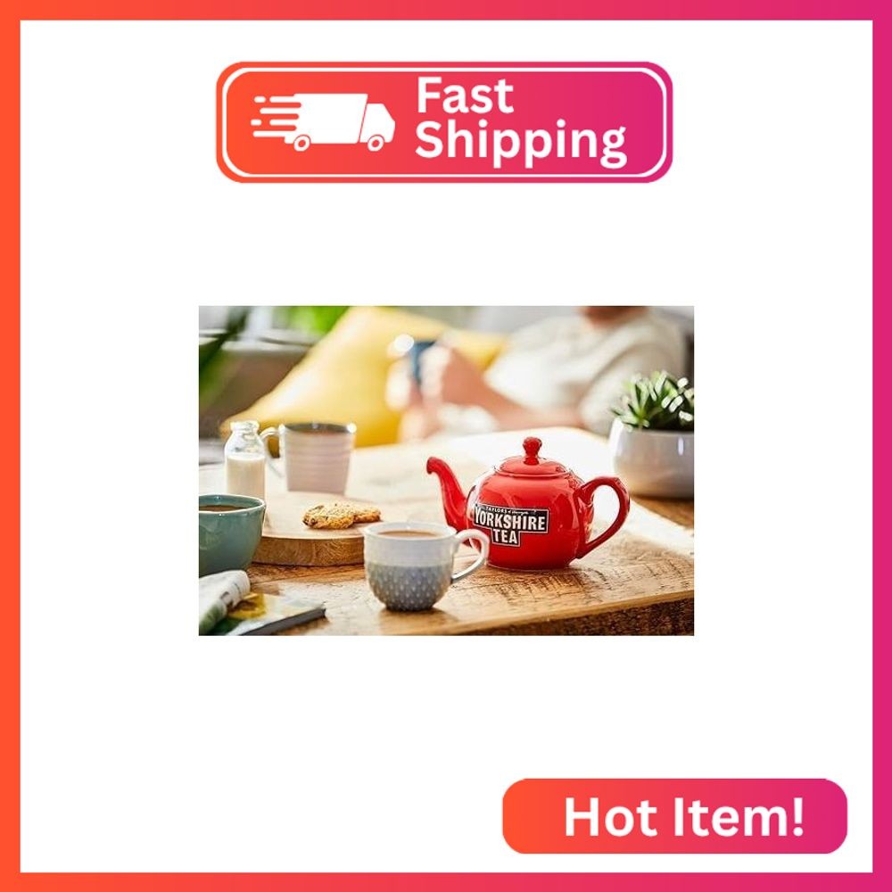 Yorkshire Tea, Red, Black Tea, Pillow Tea Bags, 160 Count (Pack of 1), Refreshin gallery