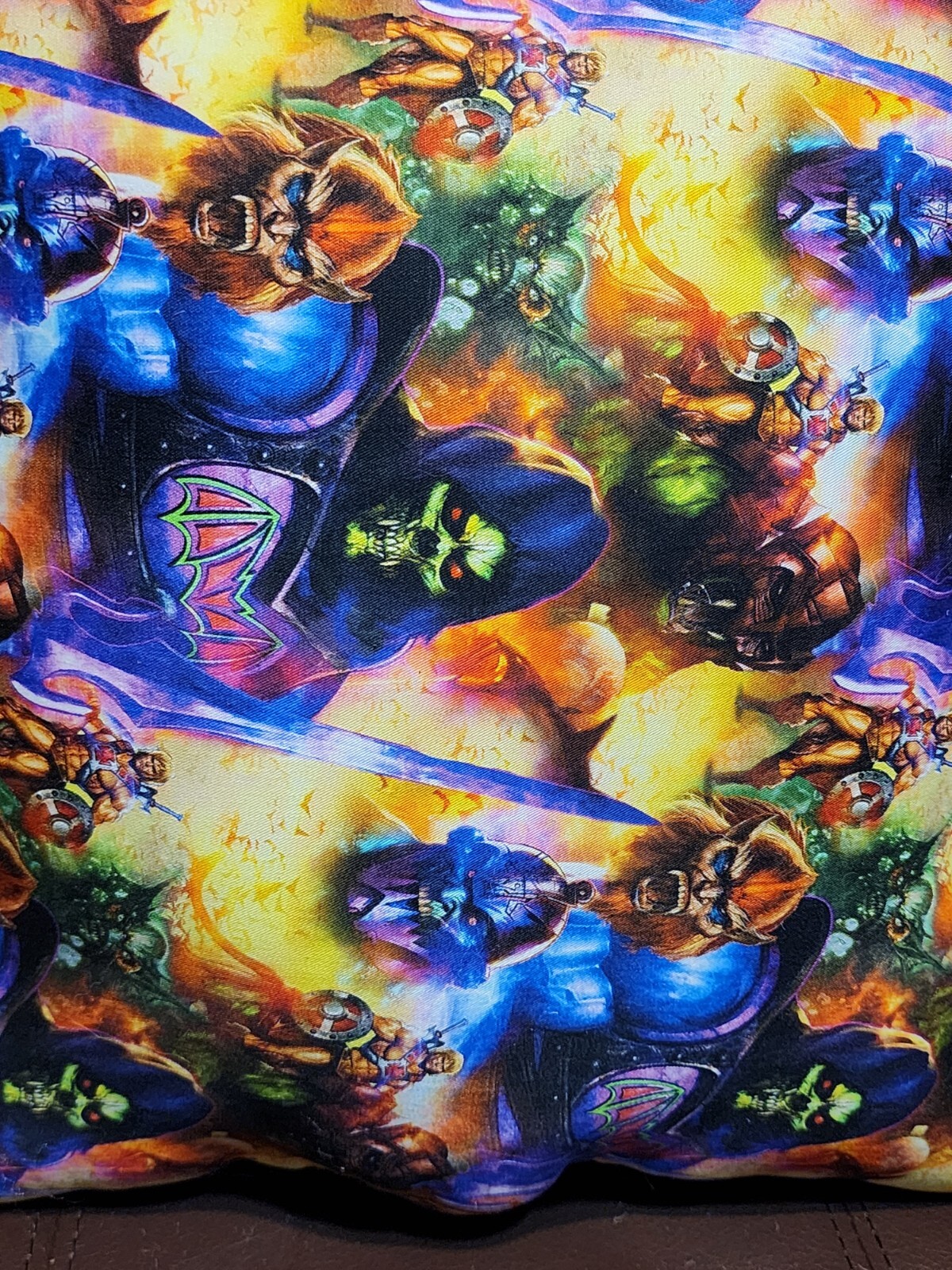 NEW Handmade Handcrafted He-Man 80s Cartoon Tv Show Travel throw pillow 12"X11" gallery