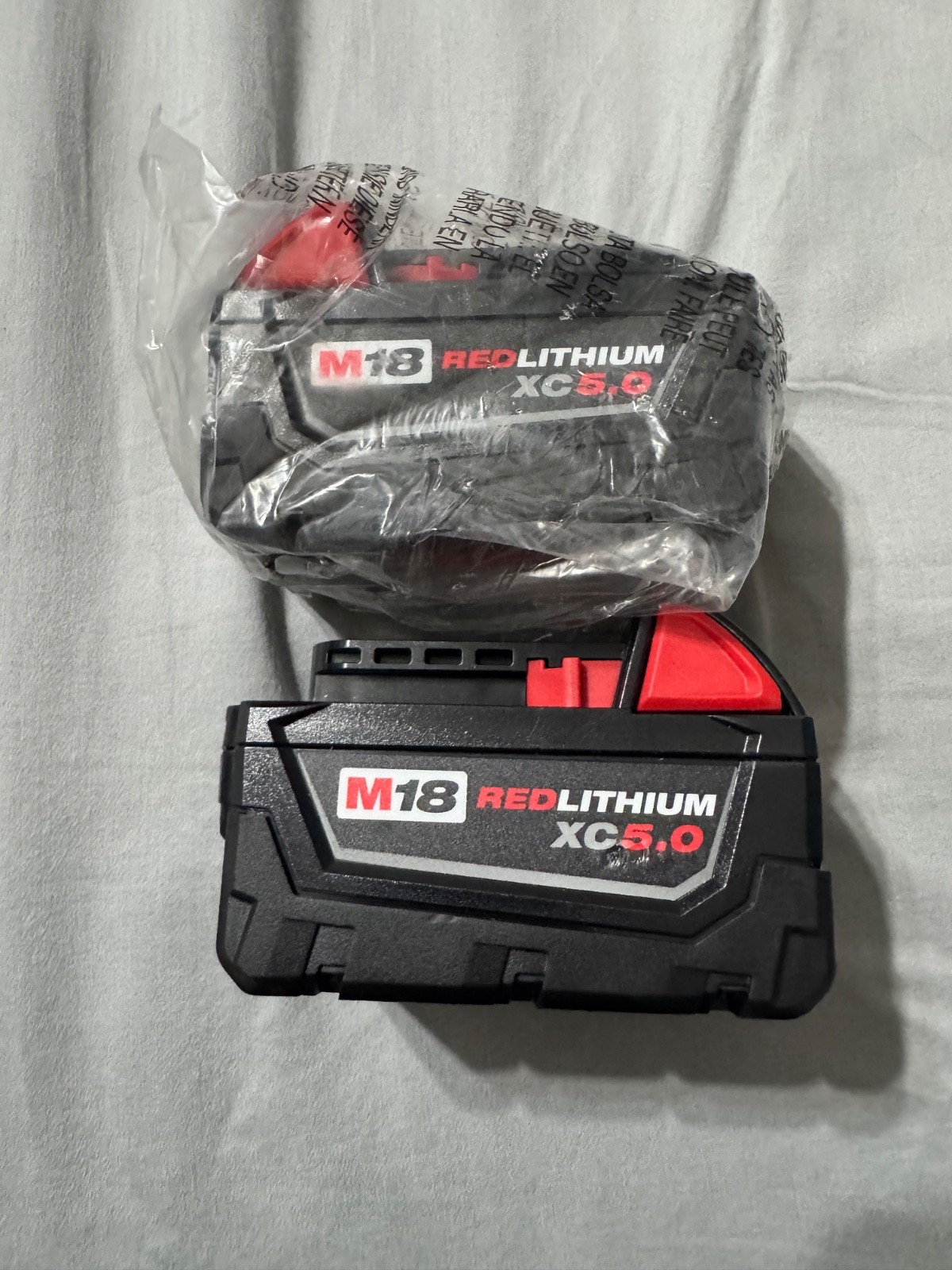 (2) Milwaukee M18 REDLITHIUM XC5.0 Extended Capacity Batteries gallery