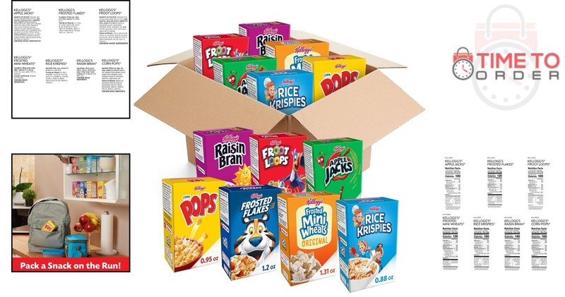 Cold Breakfast Cereal Bulk Pack 48 Boxes Variety Pack Kid Snacks Pantry Staples gallery