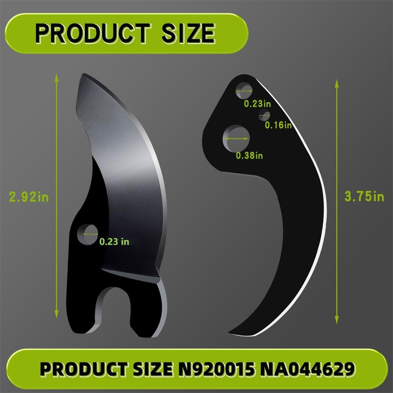 Replacement Blades for Cordless Pruning Shears Compatible with Dewalt DCPR320 gallery