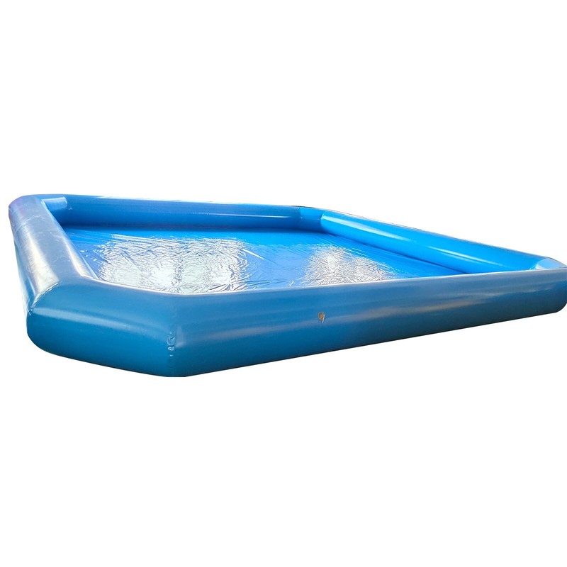 Outdoor PVC Inflatable Pool 32.8x32.8x2 ft Large Swimming Pool with 110V Blower gallery