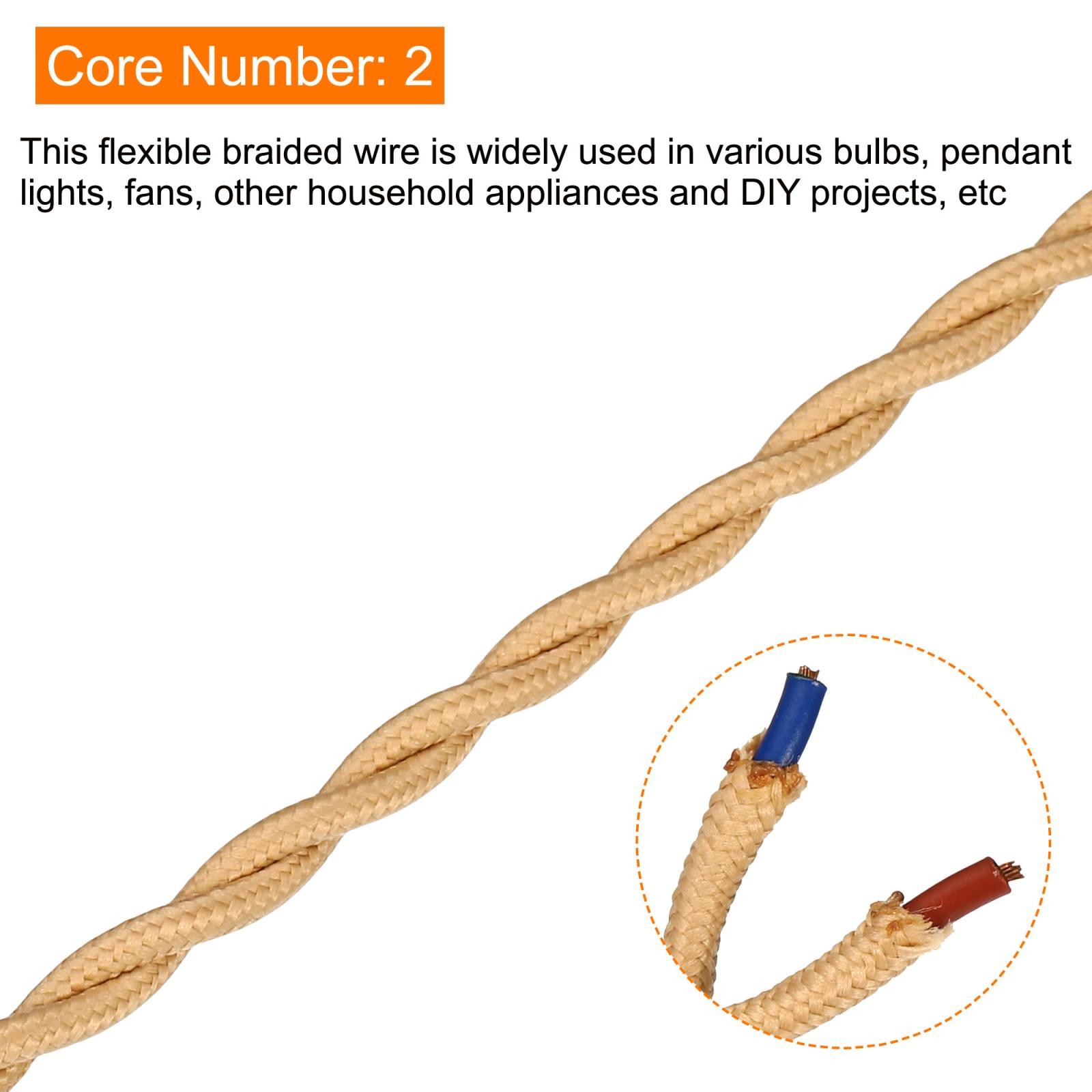 Contorto fabric coated thread 2 soul 18AWG 10m/32.8ft, laundry gallery