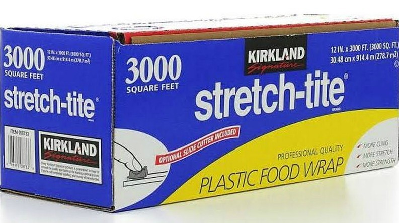 Kirkland Signature Stretch-Tite Premium Plastic Food Wrap 12" X 3000 ft gallery
