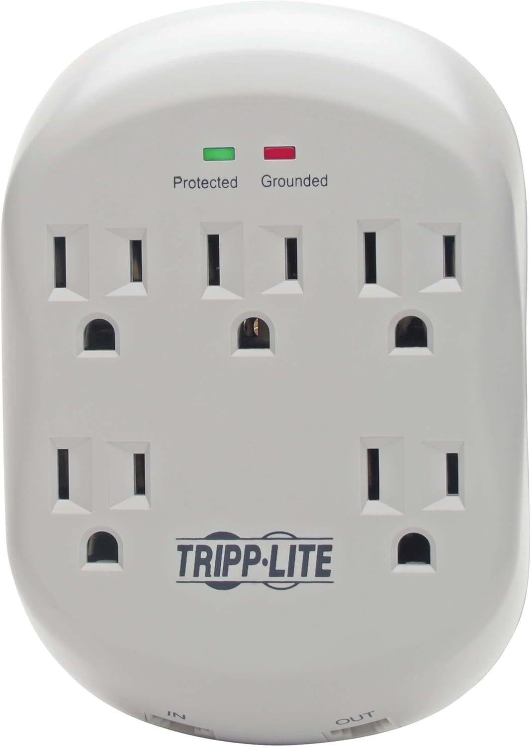 Tripp Lite 5 Outlet Surge RJ11 Protector Power Strip Direct Plug-in SK5TEL-0 gallery