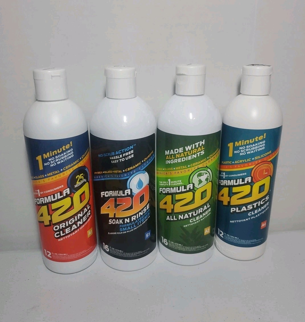 Formula 420 710 Sampler Pack Of 4 Metal Ceramic 1-Minute Cleaner 12 & 16oz gallery