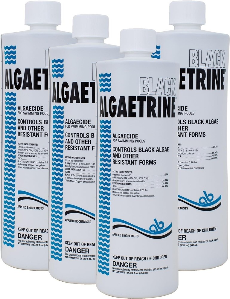 Applied Biochemists Black Algaetrine Algaecide 32 Oz 4 Pack