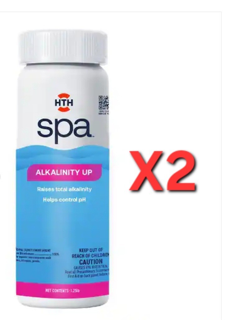 NEW HTH Alkalinity Up Controls Ph Improved Sanitization (2 Pack) gallery