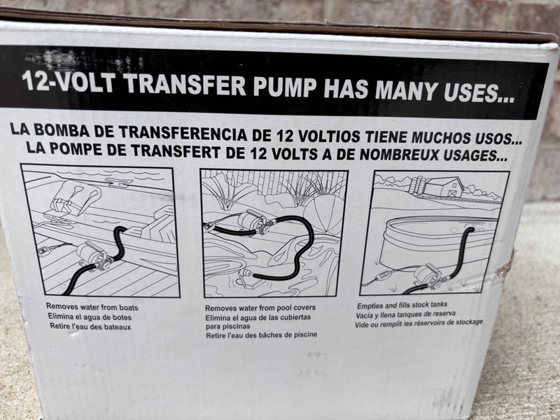 Wayne Utility Transfer Pump 12V, 350 Gal Bronze PC1 57716-WYN1 Battery Powered gallery