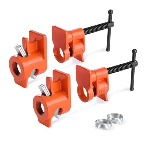 ORIGINAL 2-Pack 52 Wood Gluing Pipe Clamp Fixture for 1/2 A Style 1/2 Inch gallery