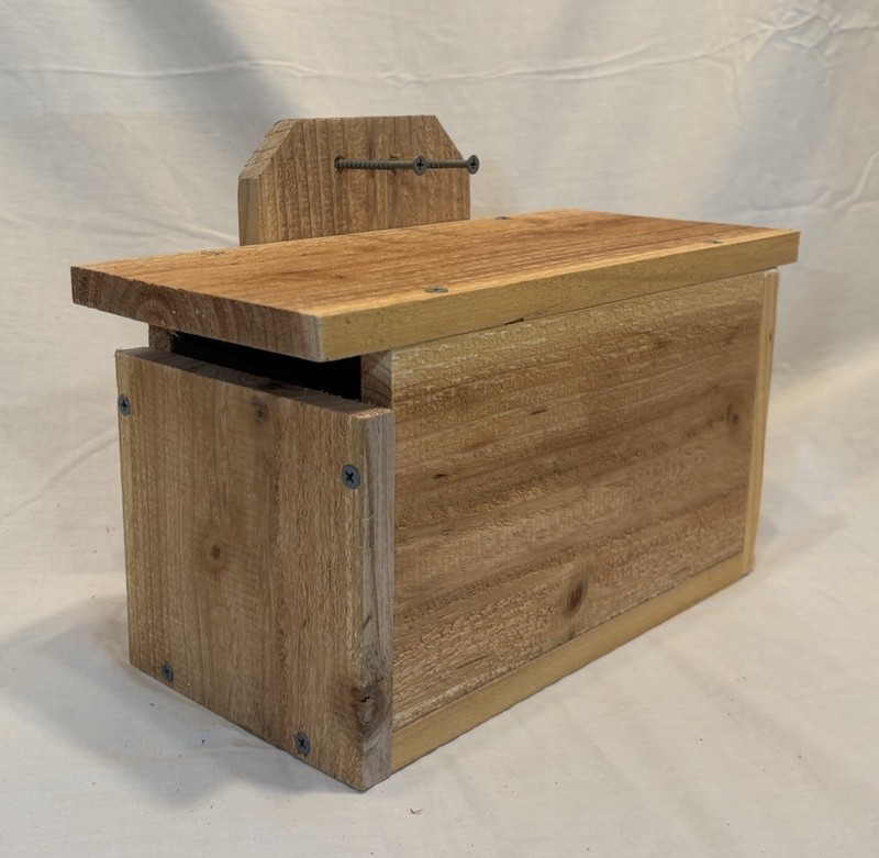 LOT - Solid Cedar Squirrel, Owl & Bat House - Outdoor Wildlife Conservation Set gallery