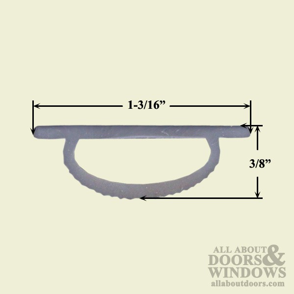 36" x 1-3/16" Gray Vinyl Threshold Insert for SDS Doors gallery