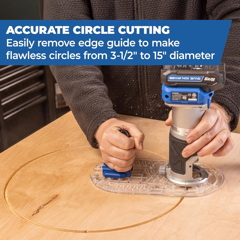 Trim Router Edge Guide - Precision Router Edge Guide Accessory - Durable Attachm gallery