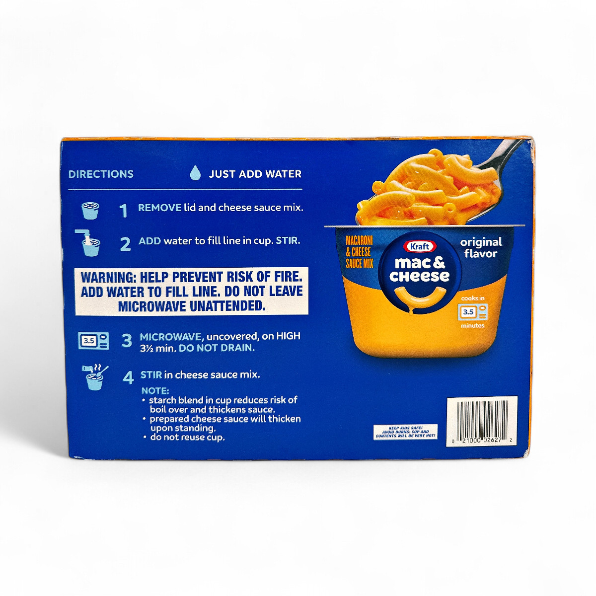 Kraft Original Macaroni and Cheese Easy Microwavable Dinner, 2.05 oz - 12 Pack gallery