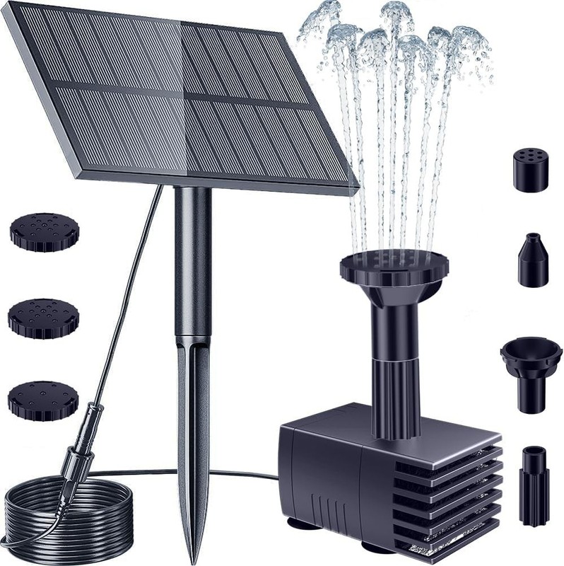 High-Efficiency Solar Water Pump for Gardens - 160 L/H Flow Rate, 27.5” Lift gallery