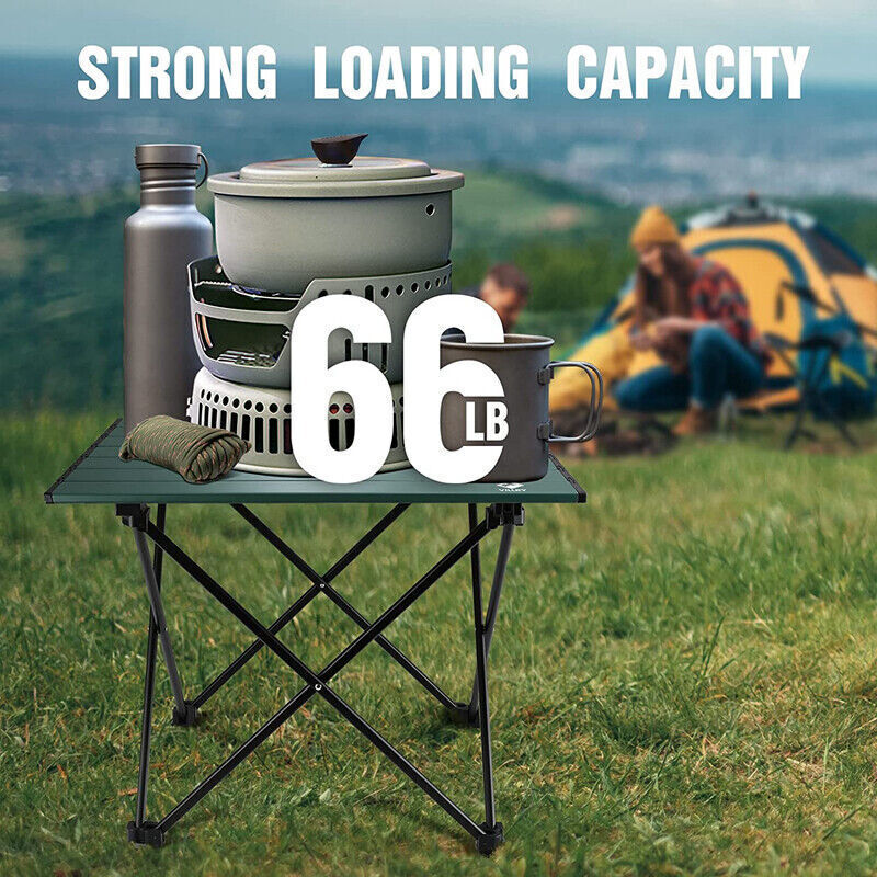 VILLEY 16" Portable Camping Side Table Ultralight Aluminum Folding Beach Table gallery