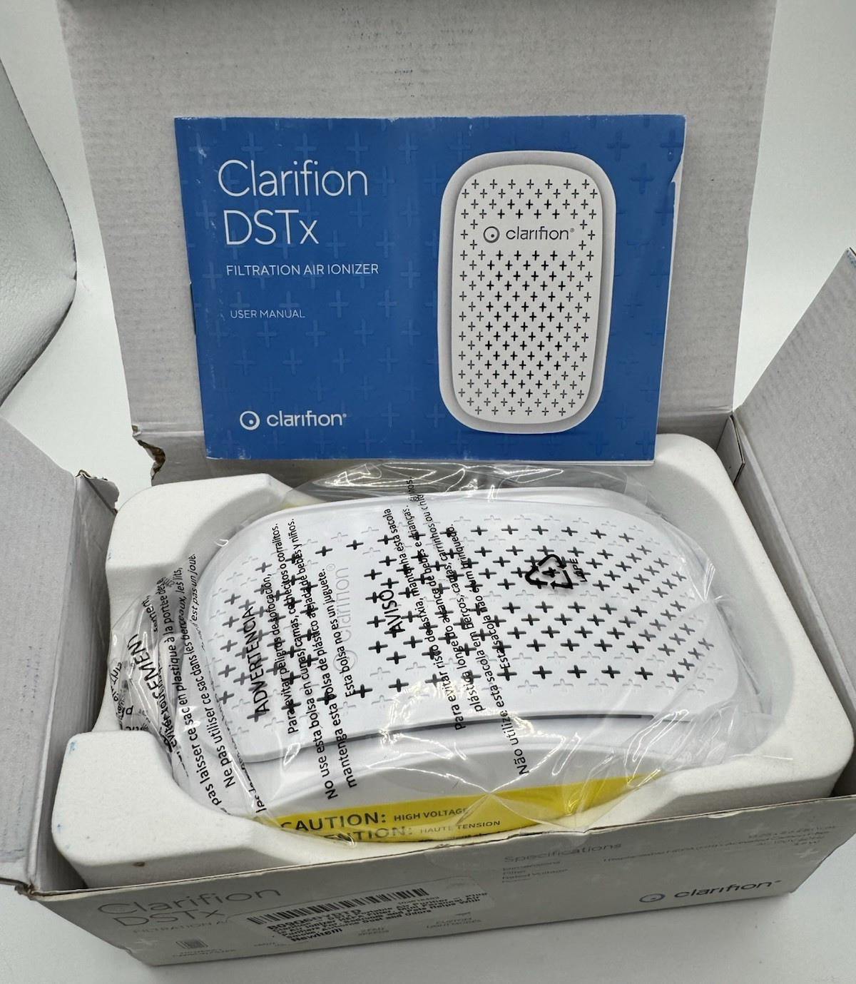 CLARIFION DSTx Plug In Portable Air Ionizer / Purifier gallery