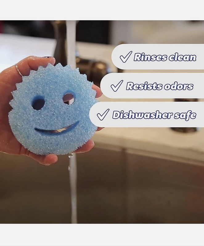 Scrub Daddy Colors Flex Texture Scrubber Sponges, 8 Pack gallery