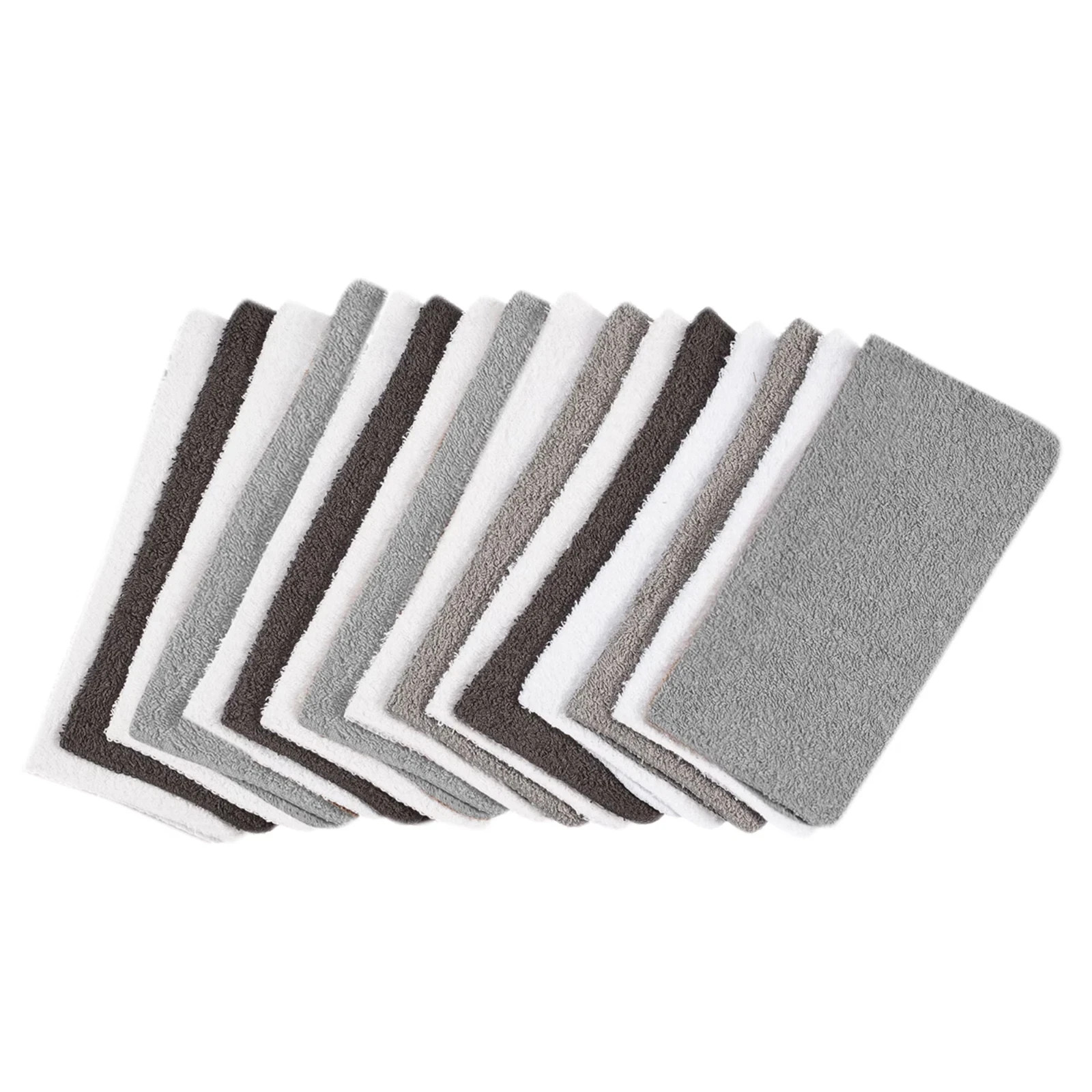 Mainstays 18-Pack Washcloth Bundle, Grey Multi FREE SHIPPING gallery