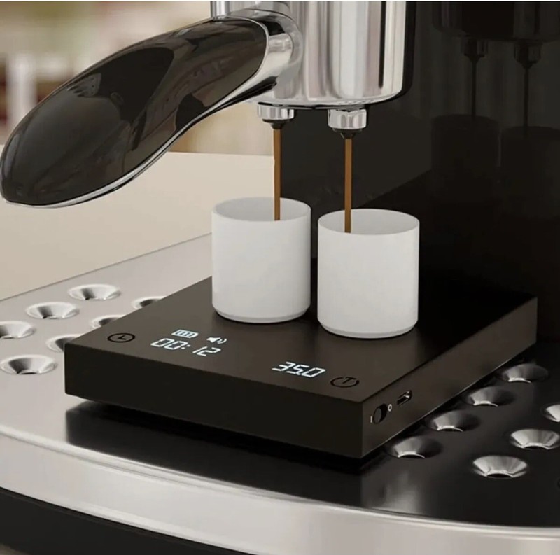 TIMEMORE Digital Scale Basic+ Scale Coffee Food W/ Timer 2000 Grams New In Box gallery