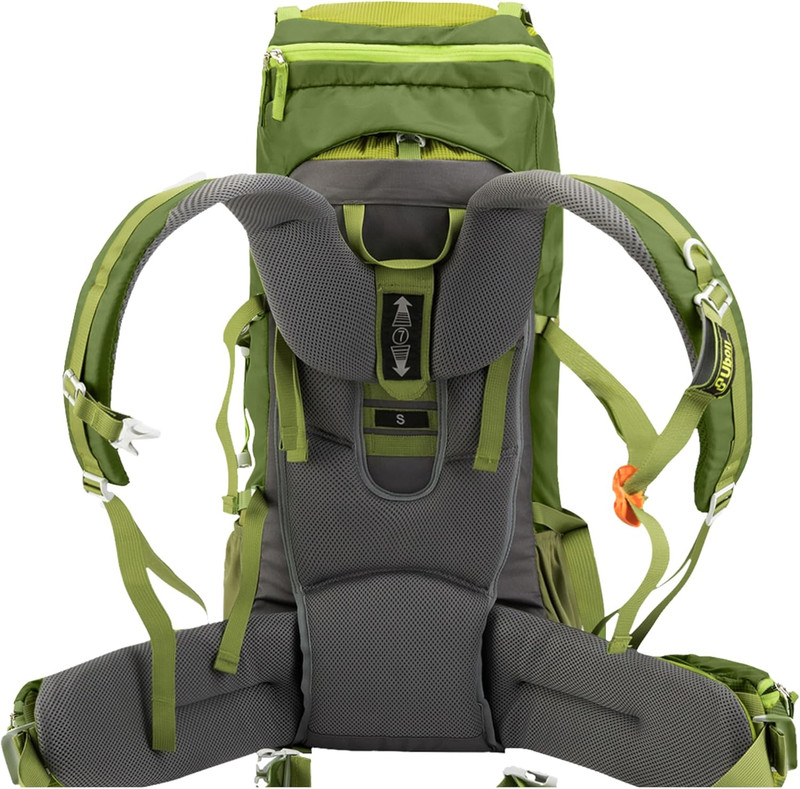 60L Internal Frame Hiking Backpack Waterproof Camping Backpack with Rain Cover 3