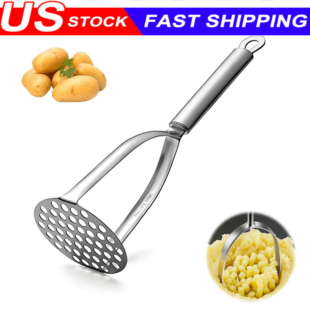 Stainless Steel Manual Potato Press Kitchen Tool Potato Masher Home Food Grater gallery