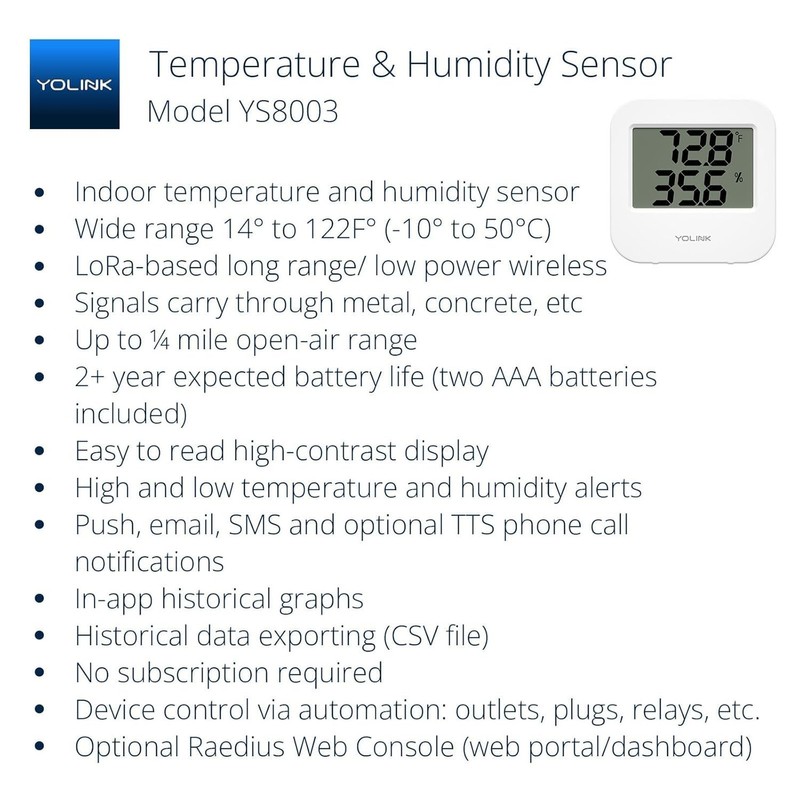 LoRa-Enabled Smart Sensor: Manage Temp & Humidity Alerts - Batteries Included gallery