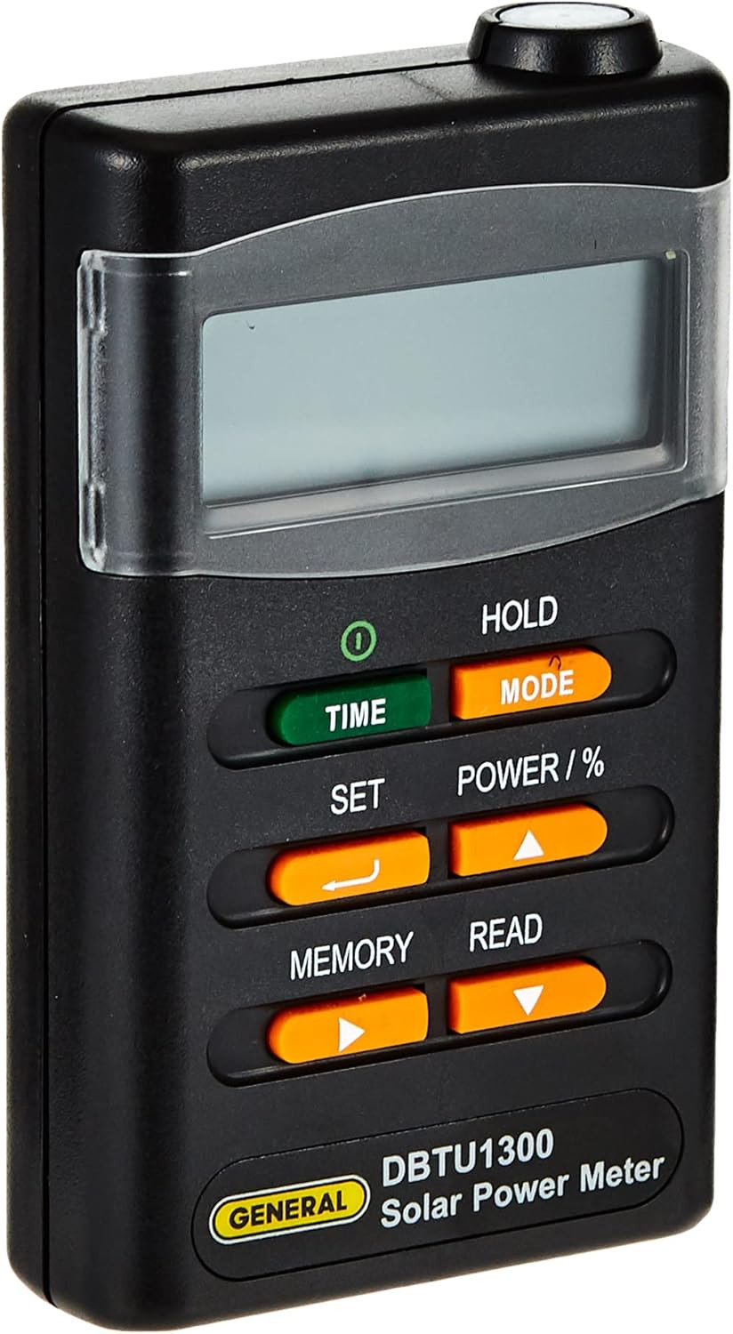 Handheld Digital Solar BTU Power Tester Meter #DBTU1300 with 4 Digit LCD Display gallery