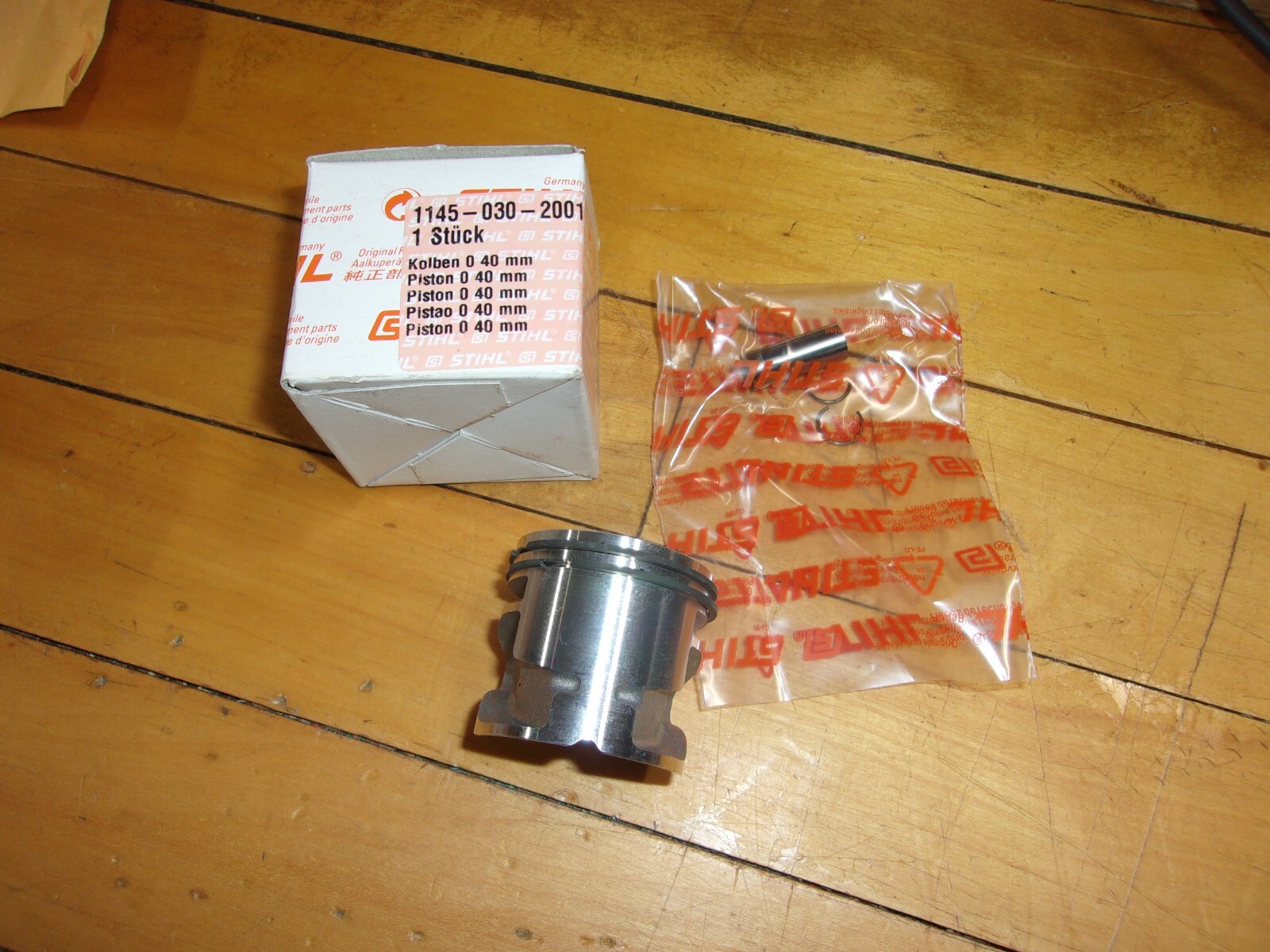 Stihl OEM Piston & Rings 40mm MS 201T MS201T MS201 1145-020-2001 Pin #GM-F3C5 gallery