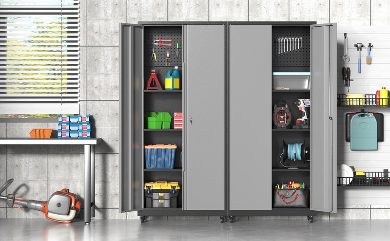 Rolling Tool Chest Cabinet Tool Box Lockable Tool Storage Cabinet Garage Cabinet gallery