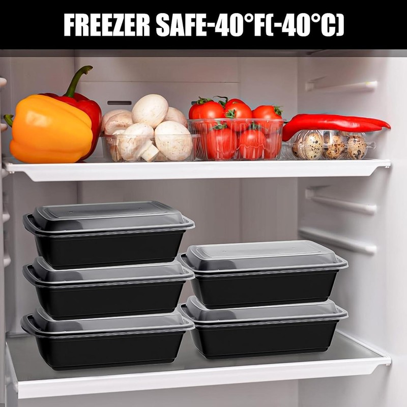 24 oz Food Storage Boxes Meal Containers BPA Free Microwavable Dishwasher Safe gallery