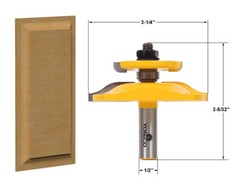 3-1/4″ Ogee Raised Panel with Backcutter Router Bit – 1/2″ Shank – Yonico 12143