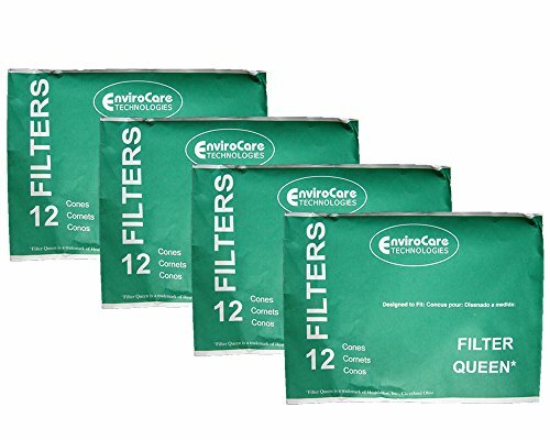 EnviroCare Replacement Vacuum Filter Cones Made to fit Filter Queen Vacuums 4...