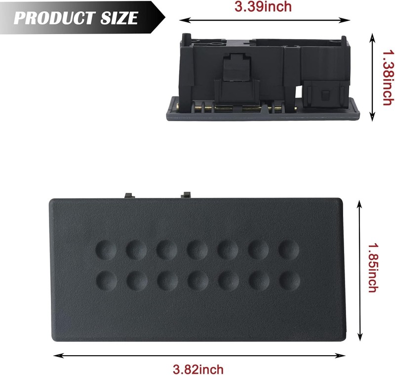 Latch Handle, Compatible with 2005-2009 1500 2 Size: 2005-2009Color: Dark Gray gallery