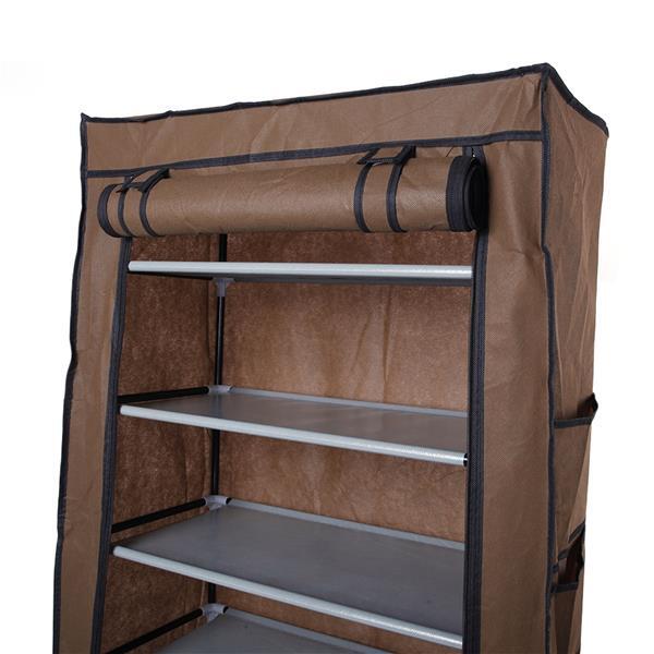 10 Layers 9 Shelf Shoe Rack Standing Shoes Cabinet Storage Organizer Dustproof gallery