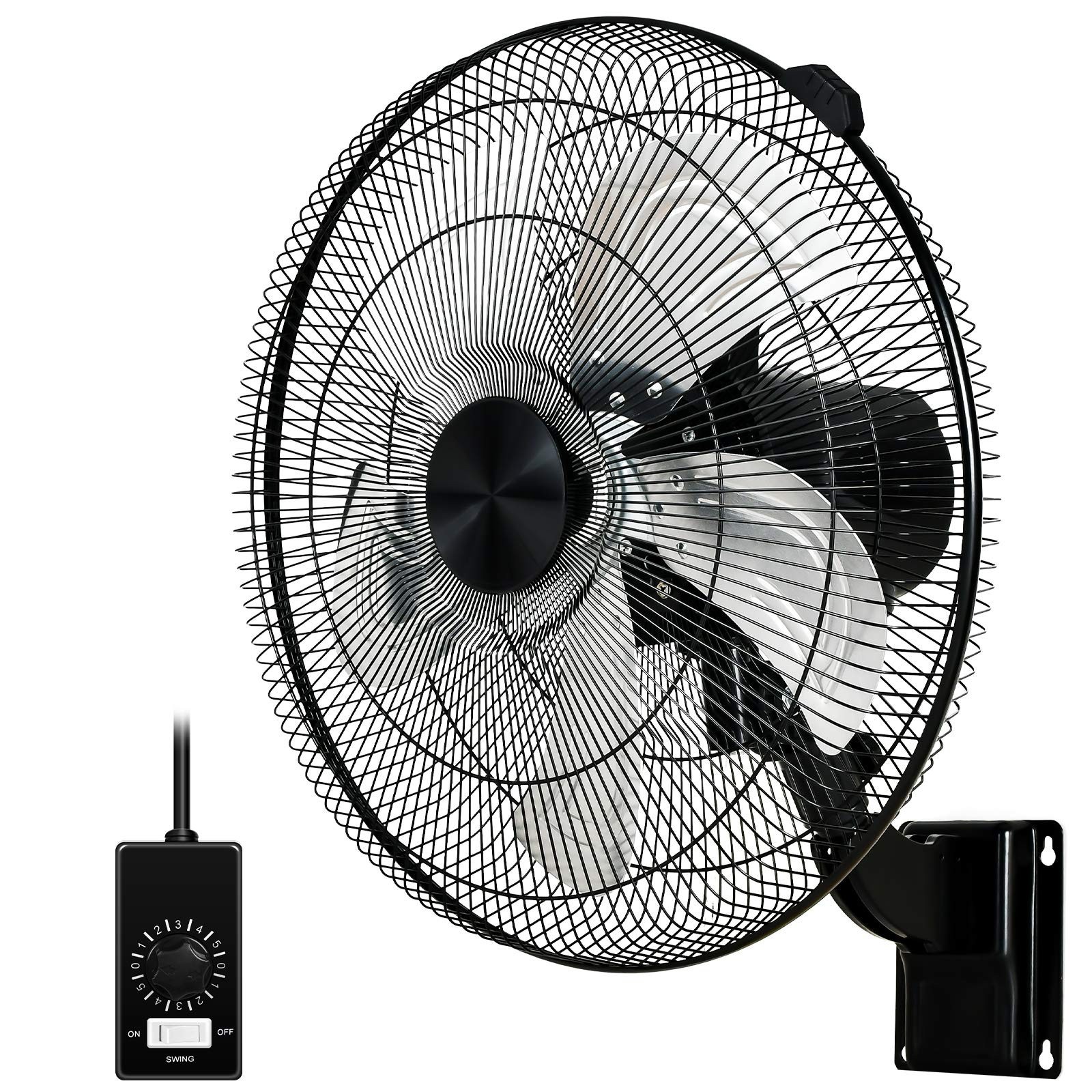 Simple Deluxe 18 Inch Household Commercial Wall Mount Fan 90 Degree Horizontal gallery